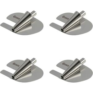 TEHTUY 4PCS Sewing Machine Accessories, Stainless Steel Rolled Hem Pressers, Suitable for Various Sewing Machine Models, Ideal for a Precise and TEHTUY 4PCS Sewing Machine Accessories, Stainless Steel Rolled Hem Pressers, Suitable for Various Sewing Machine Models, Ideal for a Precise and