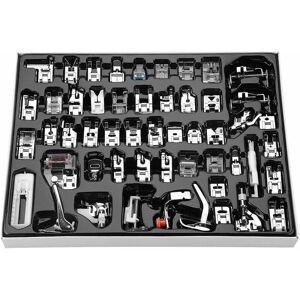 HOOPZI 52pcs Professional Presser Feet Walking Stitch Multi-Functional Foot Sewing Machine Part for Brother, Singer and Home Sewing Machine HOOPZI 52pcs Professional Presser Feet Walking Stitch Multi-Functional Foot Sewing Machine Part for Brother, Singer and Home Sewing Machine