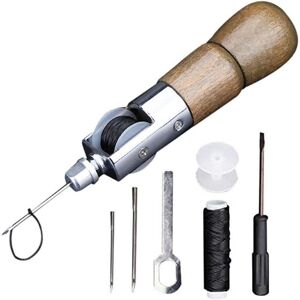 COOCHEER 7-piece DIY hand sewing kit for leather and canvas processing (173 mm) COOCHEER 7-piece DIY hand sewing kit for leather and canvas processing (173 mm)