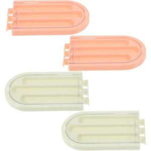 CCYKXA Set of 4 Plastic Needle Boxes with 3 Compartments, Versatile Sewing Pin Holder, Secure Storage for Hand and Cross Stitch Needles, Pink and CCYKXA Set of 4 Plastic Needle Boxes with 3 Compartments, Versatile Sewing Pin Holder, Secure Storage for Hand and Cross Stitch Needles, Pink and
