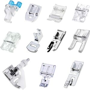 Ccykxa - Sewing Machine Presser Feet Kit, 11pcs Multifunctional Sewing Machine Presser Feet with Zipper Foot for Brother, Babylock, Janome, Elna, Ccykxa - Sewing Machine Presser Feet Kit, 11pcs Multifunctional Sewing Machine Presser Feet with Zipper Foot for Brother, Babylock, Janome, Elna,