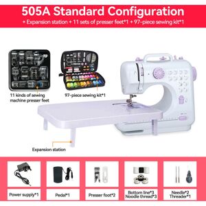 505A sewing machine (purple button) British regulations 220V+expansion board+press 11 -piece set+97 needle wire bag - Dewin 505A sewing machine (purple button) British regulations 220V+expansion board+press 11 -piece set+97 needle wire bag - Dewin