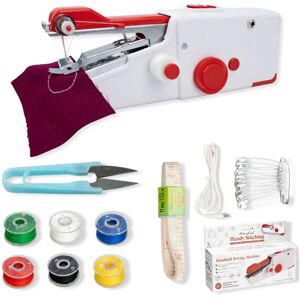 MEMKEY Handheld Sewing Machine, Mini Portable Electric Sewing Machine for Adults, Quick Stitch, Suitable for Clothes, Fabrics, Home, Travel, diy MEMKEY Handheld Sewing Machine, Mini Portable Electric Sewing Machine for Adults, Quick Stitch, Suitable for Clothes, Fabrics, Home, Travel, diy