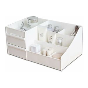 Desktop cosmetic storage box with drawers, drawers for makeup organizer Denuotop