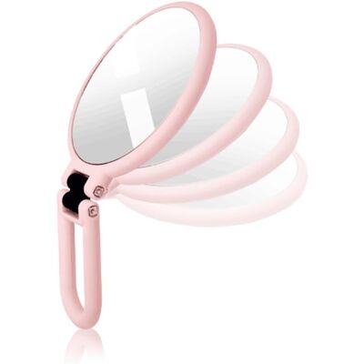 OEM 15x Magnifying Handheld Mirror With Handle For Travel, Adjustable Rotating Handle, Double-sided Folding Mirror, Women's Mirror For Makeup, Travel Table, Desk, Shaving OEM 15x Magnifying Handheld Mirror With Handle For Travel, Adjustable Rotating Handle, Double-sided Folding Mirror, Women's Mirror For Makeup, Travel Table, Desk, Shaving