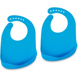 Relaxdays - Baby Bibs, Set of 2, Food Catching Bowl, Dribble Bib, Feeding Bib, Waterproof, Silicone, BPA-free, Blue Relaxdays - Baby Bibs, Set of 2, Food Catching Bowl, Dribble Bib, Feeding Bib, Waterproof, Silicone, BPA-free, Blue