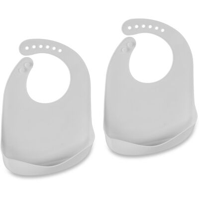 Relaxdays - Silicone Bib - Pocket - BPA Free - Dishwasher Safe Relaxdays - Silicone Bib - Pocket - BPA Free - Dishwasher Safe