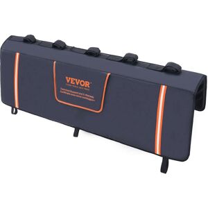 VEVOR Tailgate Bike Pad, 53' Truck Tailgate Pad Carry 5 Mountain Bikes, Tailgate Protection Pad with Reflective Strips and Tool Pockets, Tailgate Pad with