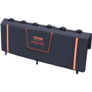 VEVOR Tailgate Bike Pad, 62' Truck Tailgate Pad Carry 6 Mountain Bikes, Tailgate Protection Pad with Reflective Strips and Tool Pockets, Tailgate Pad with