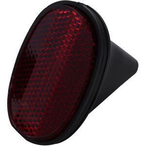 WOOSIEN 1 Pcs Bicycle Rear Tail Reflector Mudguard Oval Warnning Red Black