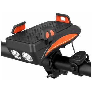 Rose - 4000mA usb rechargeable bike light, easy to mount super bright bike light.