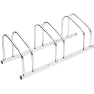 Vidaxl - Bike Rack for 3 Bikes Galvanised Steel Silver