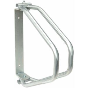 Loops - Adjustable Wall Mounting Bicycle Rack - Heavy Duty Steel - 180 Degree Swivel