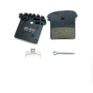 WOOSIEN Mtb Bike J02a Resin Cooling Fin Ice Tech Bicycle Hydraulic Disc Brake Pads Oil Brake Calipers For Slx Deore Xt Xtr M800