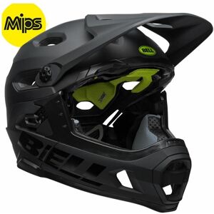 Super dh mips mtb helmet 2018: matt/gloss black l 58-62CM - behsudhmbl - Bell