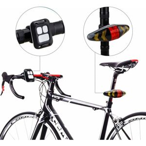 Langray - Bicycle Rear Light led Turn Signals with Wireless Remote Control Rechargeable Multifunction Modes Waterproof for mtb Road Bike