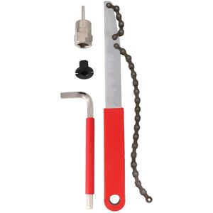 Woosien - Bike Cassette Removal Tool With Chain Whip And Auxiliary Wrench Bicycle Sprocket Removal Tools Spro