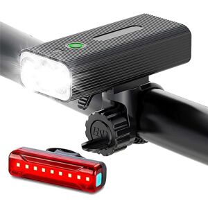 Woosien - Bike Front And Rear Light Set,usb Rechargeable Bicycle Lights For Night ,bike Headlight With Power