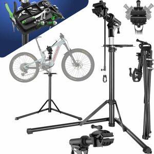 Tectake - Bike Repair Stand Jan - Folding and Height-adjustable, Suitable for e-bikes - bike stand, repair stand for bicycle, stand bike repair