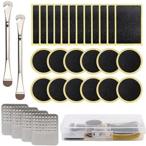 WOOSIEN Bike Tire Repair Kit - Bike Tire Lever And Glueless Bike Tire Patches For Bike Tire Puncture Repair