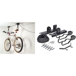 Berkfield Home - hi Bike Lift Metal Black