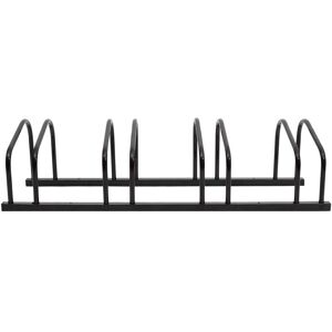 Berkfield Home - Mayfair Bike Rack for 4 Bikes Black Steel