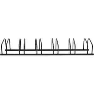 BERKFIELD HOME Mayfair Bike Rack for 6 Bikes Black Steel