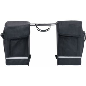 Berkfield Home - Mayfair Double Bicycle Bag for Pannier Rack Waterproof 35 l Black