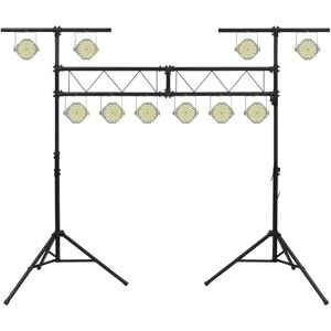 Berkfield Home - Mayfair Light Stand Black 338x115x(180-300) cm Steel