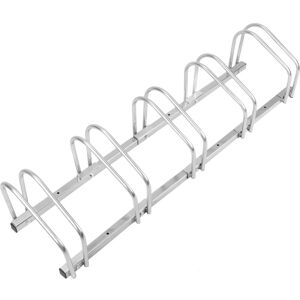 Primematik - Bike stand parking rack floor or wall mount Bicycle storage Locking stand for 5 cycles