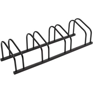 Berkfield Home - Royalton Bike Rack for 4 Bikes Black Steel