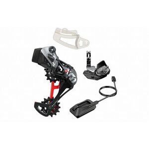 SRAM X01 eagle axs upgrade kit (rear der w/battery and battery protector, rocker paddle controller w/clamp, charger/cord, chain gap tool): red SGS8132000