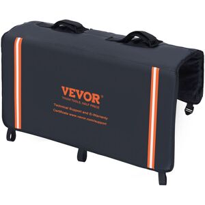 VEVOR Tailgate Bike Pad, 840 mm Truck Tailgate Pad Carry 2 Mountain Bikes, Tailgate Protection Pad with Reflective Strips and Tool Pockets, Universal