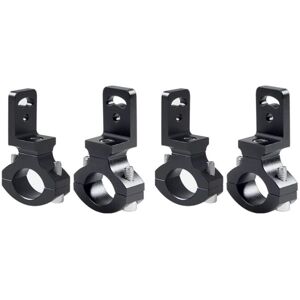 TLILY 4Pcs Universal Handlebar 22 25mm 7/8 Inch Motorcycle Headlight Mount Bracket Spotlight Tube Clamp for Cafe Racer Chopper
