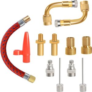 ZVD Bicycle Valve Adapters, sv av dv - 12 Pcs