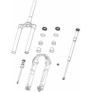 Sram - rockshox spare - fork spring sealhead - 35MM debonair (includes sealhead assy) sid 35MM C1 (2021): black - RSP8096003
