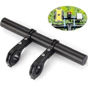 Linghhang - Bicycle Handlebar Extension, 20cm Multifunction Double Bike Handlebar Extender Aluminum Alloy Bracket Extension Flashlight Holder Bike Linghhang - Bicycle Handlebar Extension, 20cm Multifunction Double Bike Handlebar Extender Aluminum Alloy Bracket Extension Flashlight Holder Bike