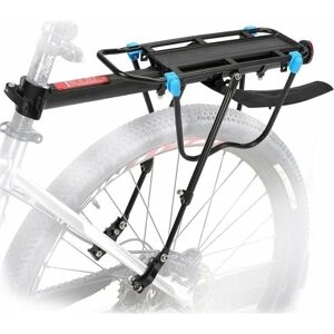 WOIYIC Bicycle Rear Rack with 50KG Capacity, Adjustable MTB Bike Luggage Rack Carrier Seatpost with Wing Reflector for Mountain Cycling Cargo WOIYIC Bicycle Rear Rack with 50KG Capacity, Adjustable MTB Bike Luggage Rack Carrier Seatpost with Wing Reflector for Mountain Cycling Cargo