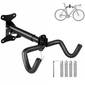 Ccykxa - Retractable Garage Bike Wall Mount, Space-Saving Vertical Mountain Bike Rack, Mountain Bike Holder, Wall-Mounted Bike Hook, Padded Vertical Ccykxa - Retractable Garage Bike Wall Mount, Space-Saving Vertical Mountain Bike Rack, Mountain Bike Holder, Wall-Mounted Bike Hook, Padded Vertical