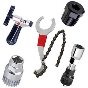 WOIYIC Mountain Bike Repair Tool Kits, Stand, Freewheel, Crank Remover Tool, Maintenance Tool and Chain Splitter WOIYIC Mountain Bike Repair Tool Kits, Stand, Freewheel, Crank Remover Tool, Maintenance Tool and Chain Splitter