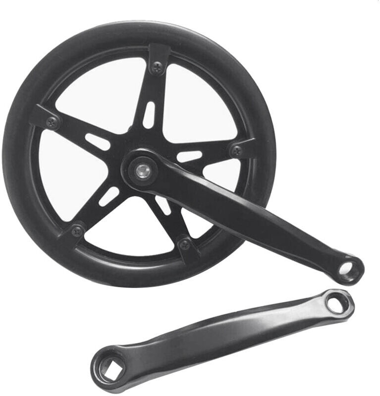 TLILY 46T Road Bike Crank Set Single Speed 170Mm Bicycle Crankset Hollow Tooth Plate Sprocket Accessories