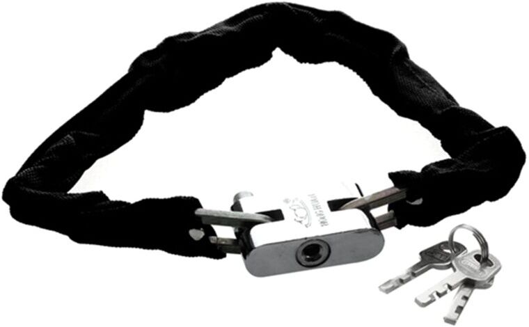 Tlily - Bike Lock Metal Anti-Theft Road Bike Heavy Duty Safety Lock Motorcycle Padlock Bicycle Chain Lock with Key-101CM
