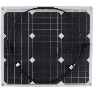 Lowenergie - 30w Flexi Solar Panel Photo-voltaic for boat caravan home in white