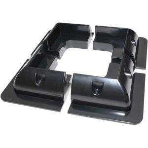 Lowenergie - 4 Corner solar panel mounting bracket set black