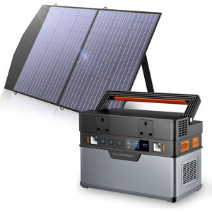 Allpowers - Power Station, 606Wh Solar Generator with 100W Solar Panel for Home Emergency Outdoor Camping S700