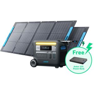 Solix F2000 Solar Generator (Solar Generator 767 with 2x 200W Solar Panel) - Anker