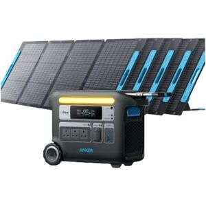 Solix F2000 Solar Generator + 5 × 200W Solar Panel - Anker