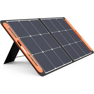 Jackery - SolarSaga 100W Portable Solar Panel for Explorer 240/500/1000 Power Station, Foldable Monocrystalline Solar Cell Solar Charger with usb