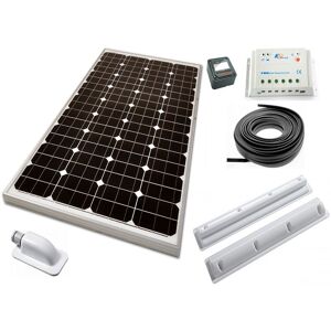 SIERRO Motorhome Solar Panel Kit 100W 12V (Caravan Energy Power Charger Monocrystalline)