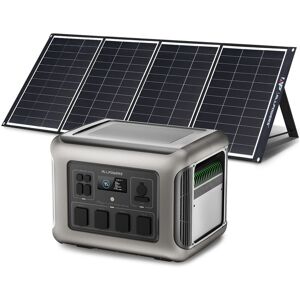 Allpowers - Portable Power Station Solar Generator 2016Wh LiFePO4 with 200W Monocrystalline Solar Panel for rv, Home Backup, Emergency, Outdoor